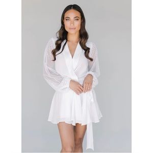 Alanna Robe from Robed with Love - Small, White, Bride